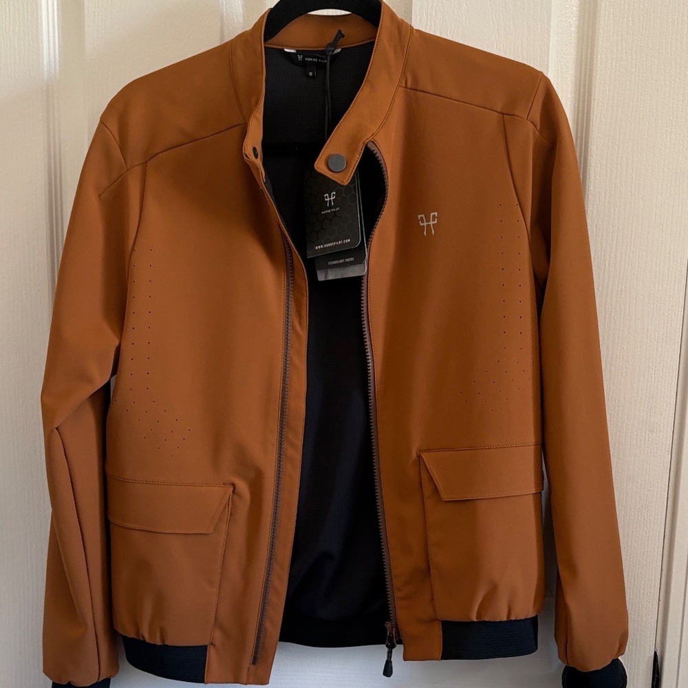 Horse Pilot Teddy Jacket Gold Brown Airbag Compatible Riding Jacket - Picture 12 of 15